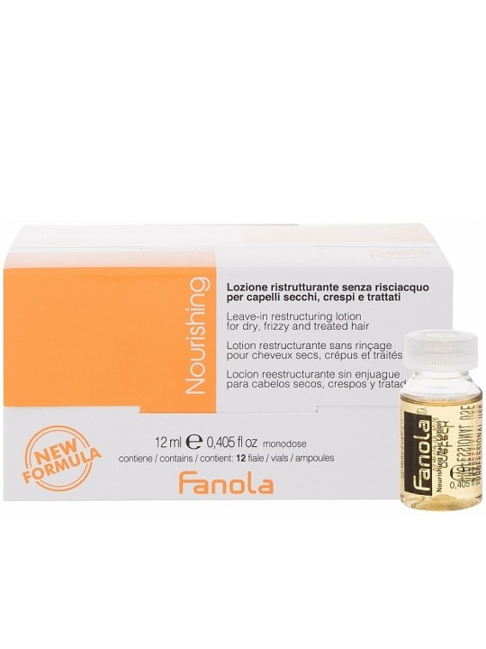 Fanola Nourishing Lozione Ristrutturante senza Risciacquo 12 Fiale FANOLA | 12,86 €