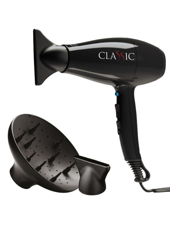 Gama Classic Asciugacapelli Professionale 2200w - Nero |GAMA SALON EXCLUSIVE