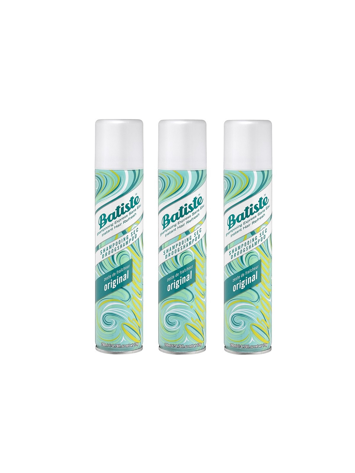 Batiste Original Shampoo Secco Set 3 pezzi 200ml PROFESSIONE CAPELLI | 14,26 €