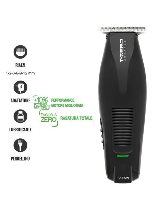 Hairon T-zero Advance Tagliacapelli Rifinitore Professionale |HAIRON