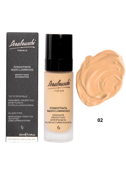 Dorabruschi Fondotinta Nudo Luminoso 02 - 30ml Dorabruschi | 25,25 €