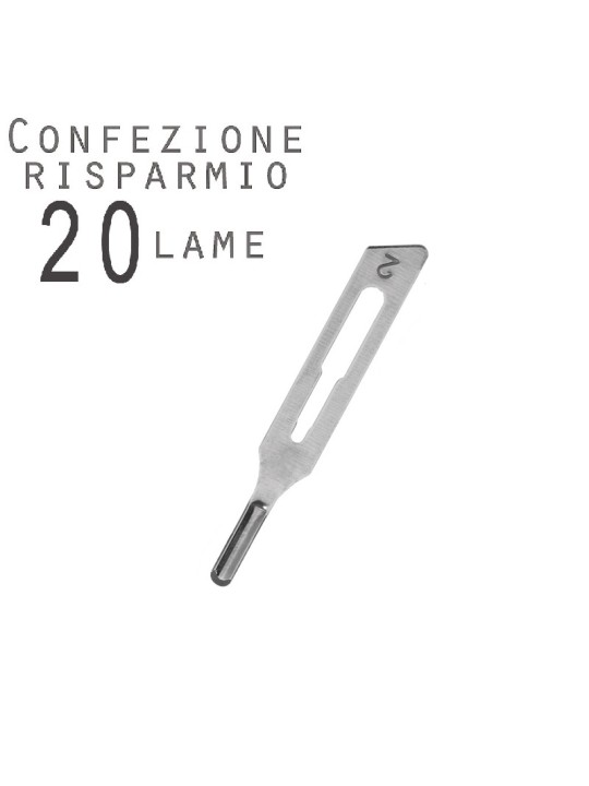 Bestblade Lame Sgorbia Sterilizzate Podologia 02 - 20pz LABOR PRO | 6,52 €