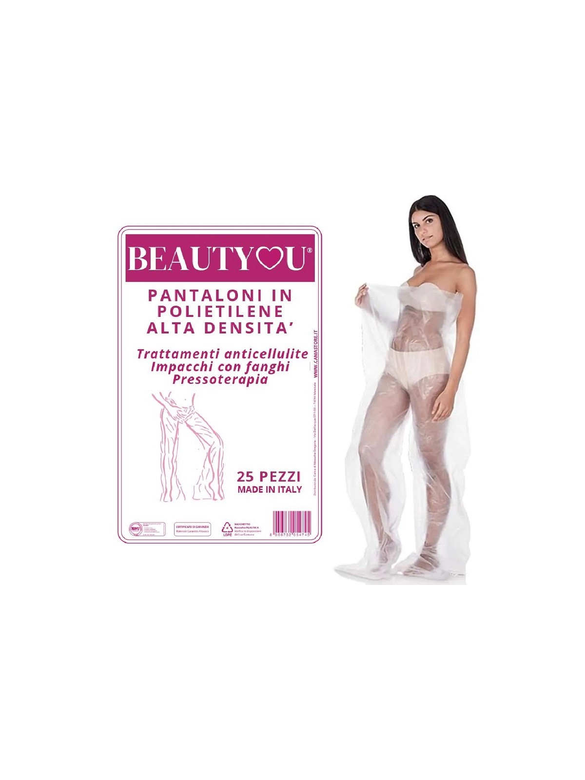 Pantaloni in Polietilene per Trattamenti Estetici 25 pezzi |PROFESSIONE CAPELLI