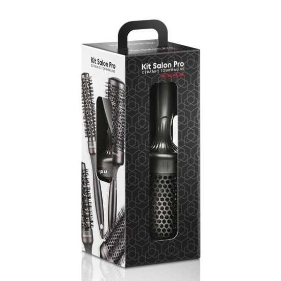 Xanitalia Kit 4 Spazzole Salon Pro Ceramic Argan
