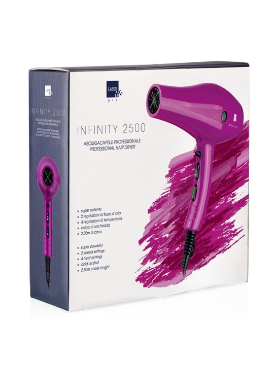 Labor Infinity 2500 Asciugacapelli Professionale Fucsia |LABOR PRO
