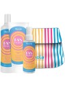 Fanola Fan Beach Kit Shampoo Doccia e Olio Solare Protettivo Maschera e Pochette |FANOLA