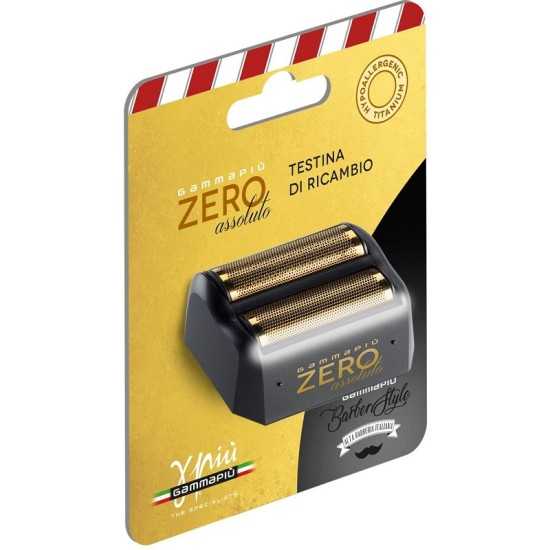 Gamma Più Testina Ricambio Rasoio Zero Assoluto Titanio