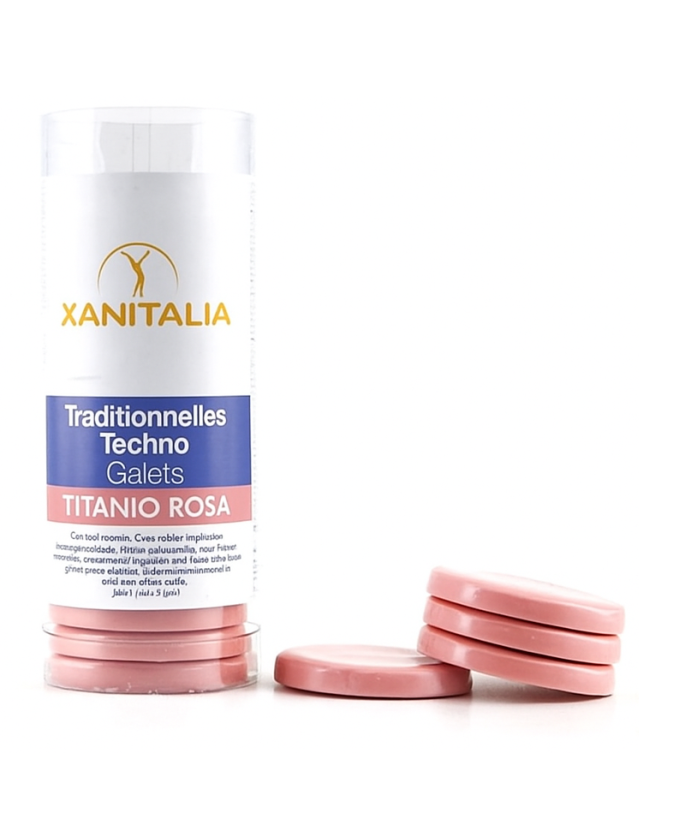 Xanitalia Dischetti Cera Depilatoria a Caldo Titanio Rosa