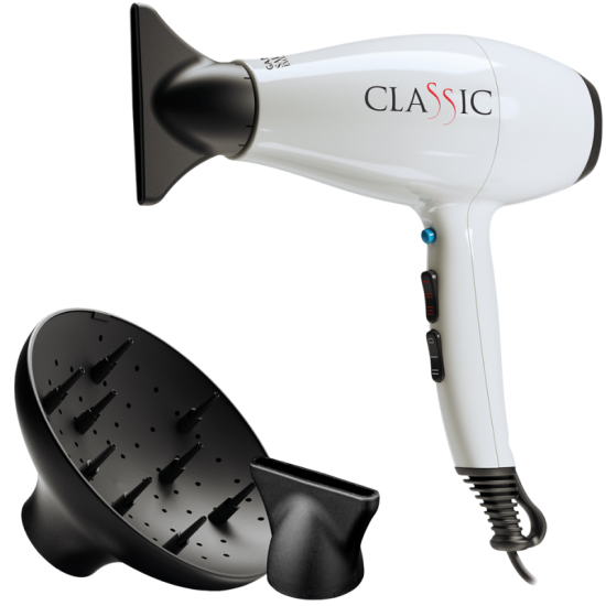 Gama Classic Asciugacapelli Professionale 2200w - Bianco