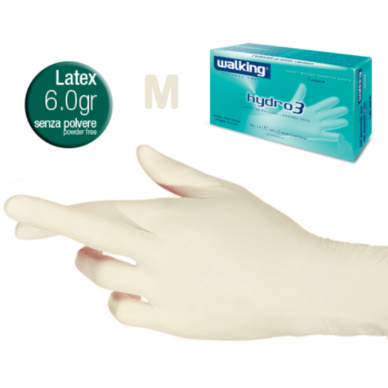 WALKING GUANTI IN LATTICE HYDRO 3 TAGLIA M 100PZ