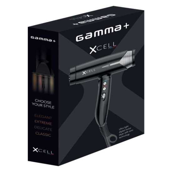 Gammapiu Xcell Asciugacapelli Ultraleggero Rosso Opaco