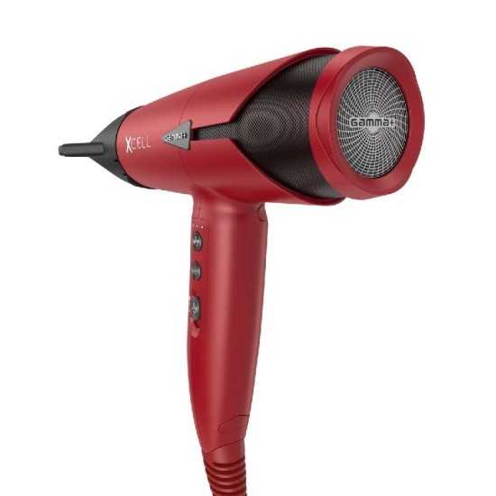 Gammapiu Xcell Asciugacapelli Ultraleggero Rosso Opaco