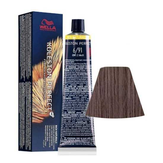 Wella Koleston Perfect Me+ Rich Naturals 6/91 Biondo Scuro Cendrè Cenere