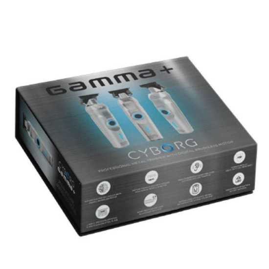 Gammapiù Cyborg Trimmer in Metallo con Motore Digitale