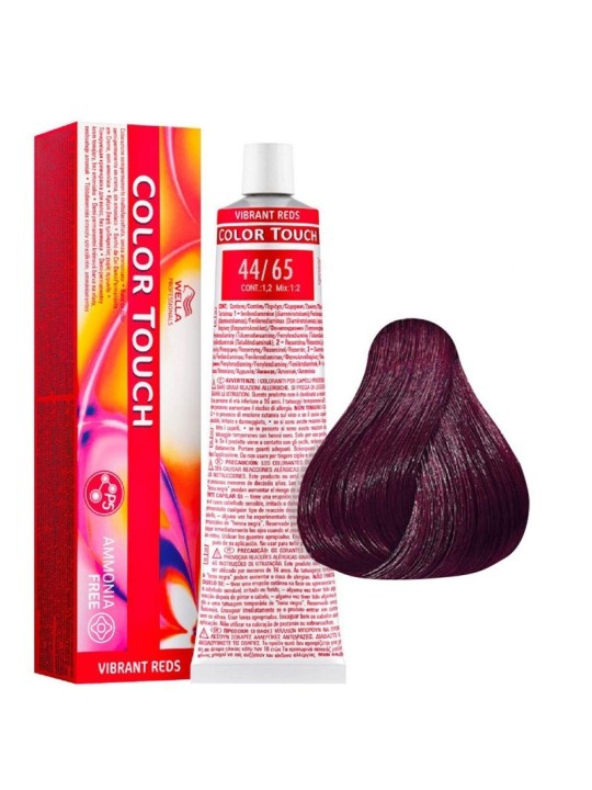 Wella Color Touch Vibrant Reds 44/65 Castano Medio Intenso Violetto 60ml