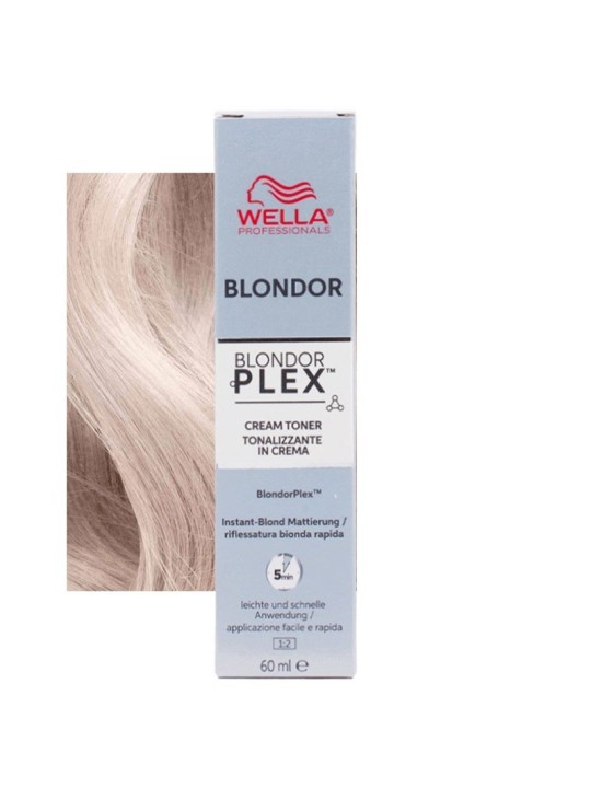 Wella Blondor Plex Cream Toner Pale Silver /81