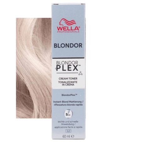 Wella Blondor Plex Cream Toner Pale Silver /81