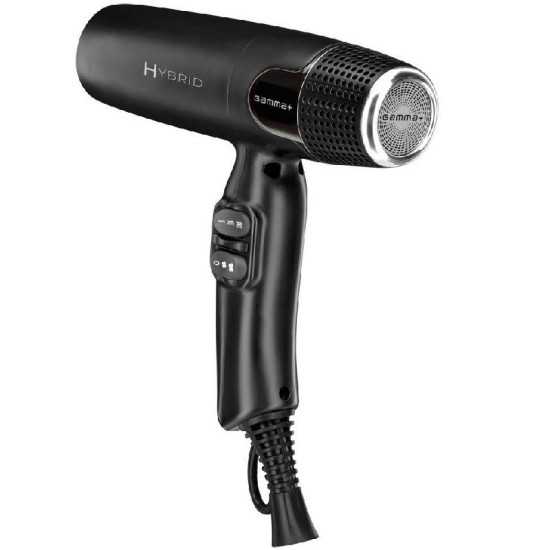 Gammapiù Hybrid Asciugacapelli Professionale Nero