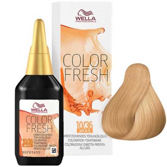Wella Color Fresh 10/36 Biondo Platino Oro violetto 75ml