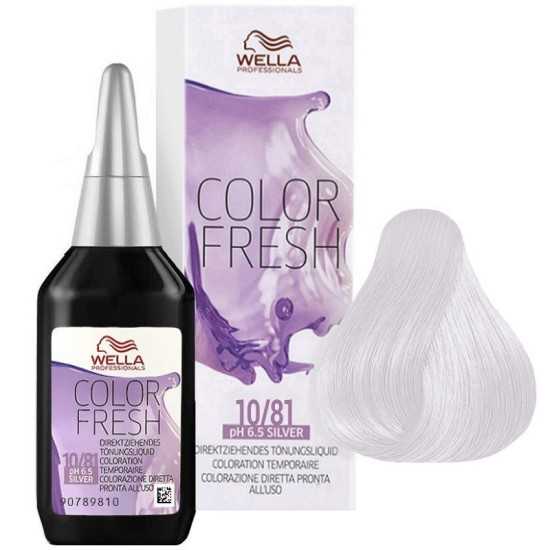 Wella Color Fresh 10/81 Biondo Platino Perla Cenere 75ml